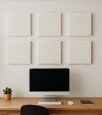 AKoostiq Felt Panels for home offices