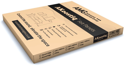 AKoostiq Felt Panels packaging