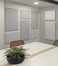 AKoostiq Felt Panels for meeting rooms